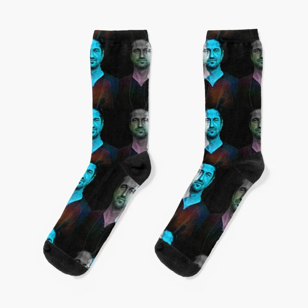 

Gerard Butler Socks Antiskid soccer hiking Male Socks Women's