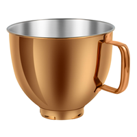 On sale 5 QT Stainless Steel Mixer Bowl for KitchenAid Artisan&Classic 4.5-5QT Tilt-Head Mixers K45 KSM70 KSM150 Copper Gold