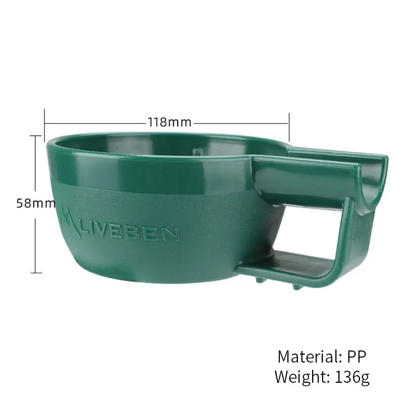 PP Shaving Bowl For Men Wet Shaving Cream Mug Soap Bowl Shaving Accessories