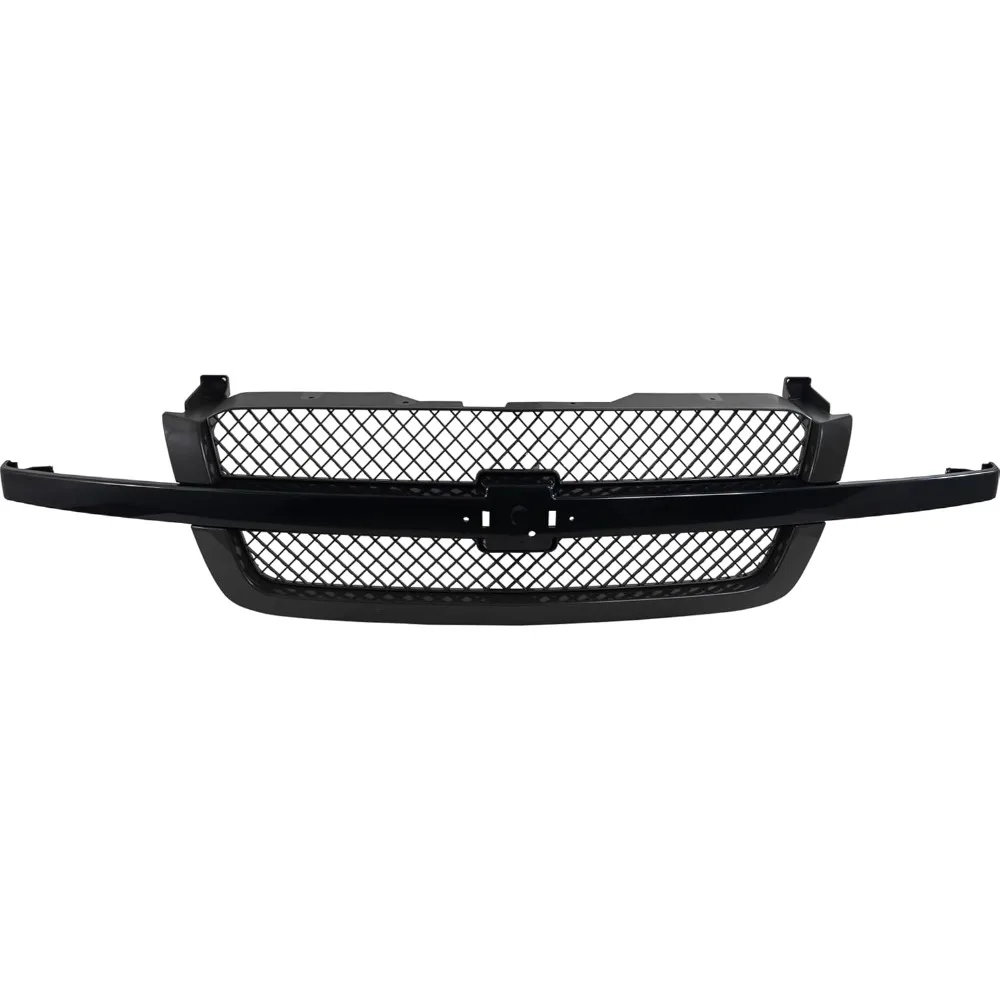 Front Grille Assembly For Chevrolet Silverado 1500 2003-2006, Silverado 1500 Classic 2007, SS Model, without Dale Ear