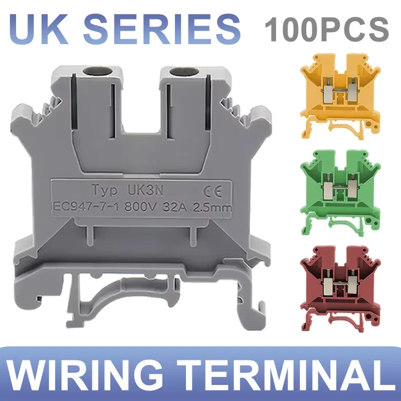 100Pcs UK-5N Wiring… - image