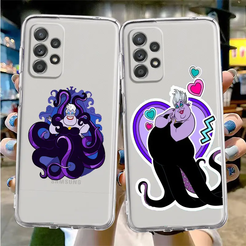 Ursula Villains Disney Case for Samsung Galaxy A21s A22 A24 A11 A14 A32 A12 A23 A41 A31 A72 A73 A52 A33 A53 A13 A34 A54 Cover