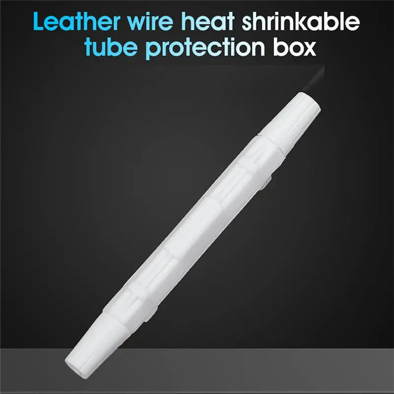 A14M 100PCS Optical Fiber Protection Box Cable Protection Box Round Tube Heat Shrink Tubing to Protect Fiber Splice Tray