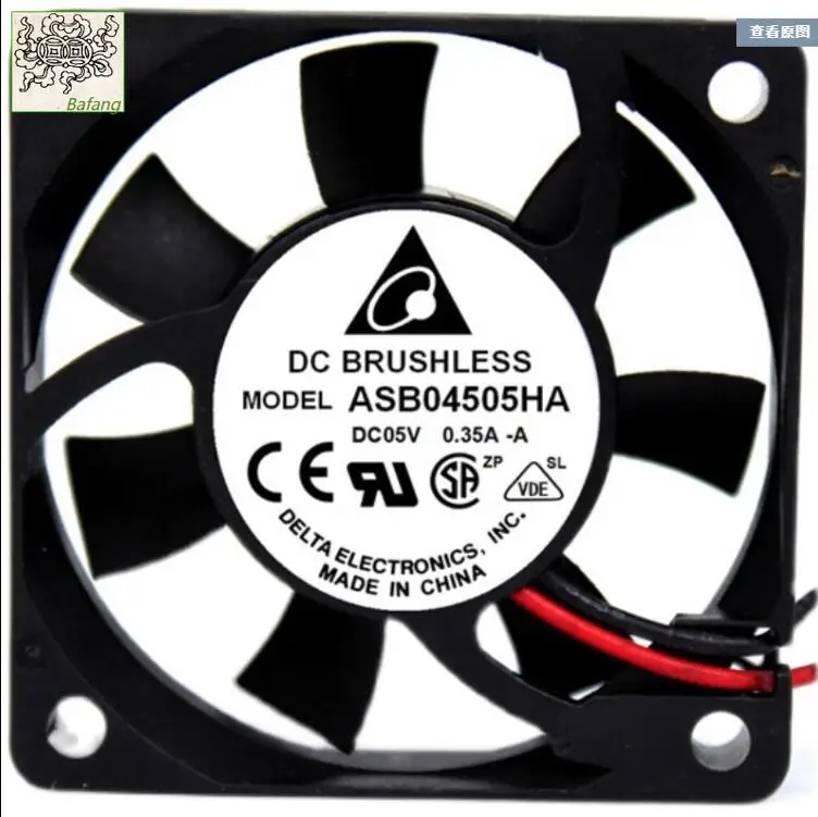 

Ltsf For Delta Electronics ASB04505HA DC 5V 0.35A 60x60x10mm 2-Wire Server Cooling Fan