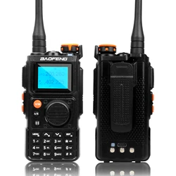 Baofeng-walkie-talkie K6 de 108-136MHz, multibanda UHF, VHF, 999Ch, cancelación de ruido, espera Dual, 1750Hz, inalámbrico, copia de Radio FM