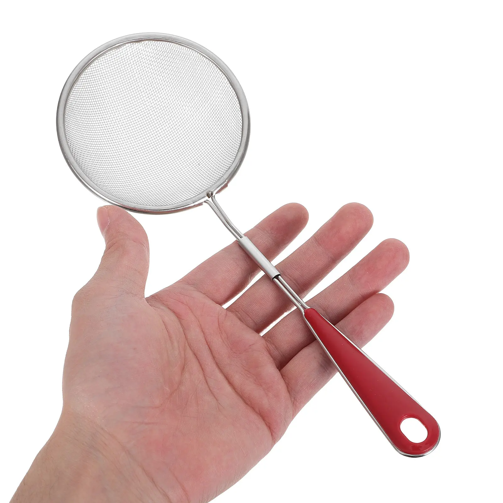 Stainless Steel Skimmer Spoon Set 3 Piece Fine Mesh Strainer Ladle for Frying Oil Soup Broth and Hot Pot