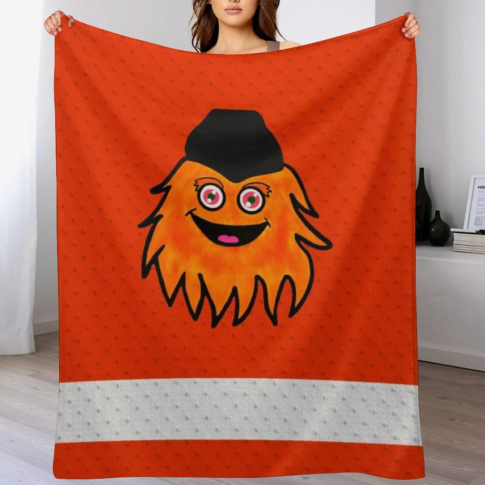 

Philadelphia - Cute Mascot Throw Blanket Decorative Throw Thermal Blankets