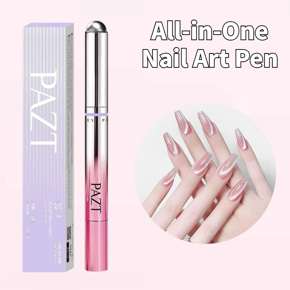

Cat-eye Nail Art Pen with Small Magnetic Beads, Art Brush Compact Handheld Design, for DIY Lovers and Entry Level Nail Training