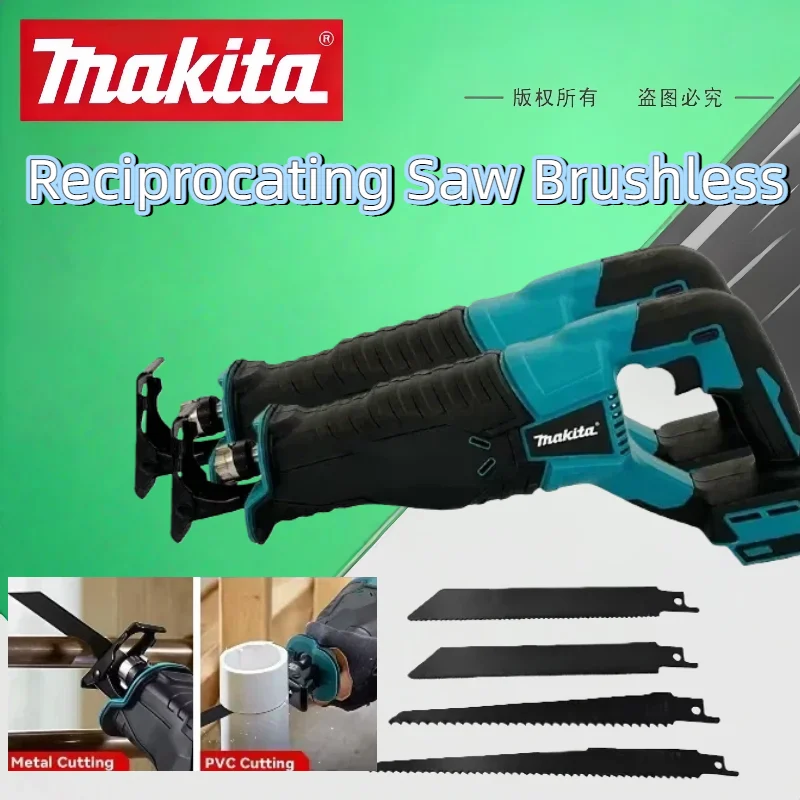 

Makita Brushless Cordless Reciprocating Saw Multifunctional Outdoor Electric Tool Handheld Mini Saw For Makita Battery