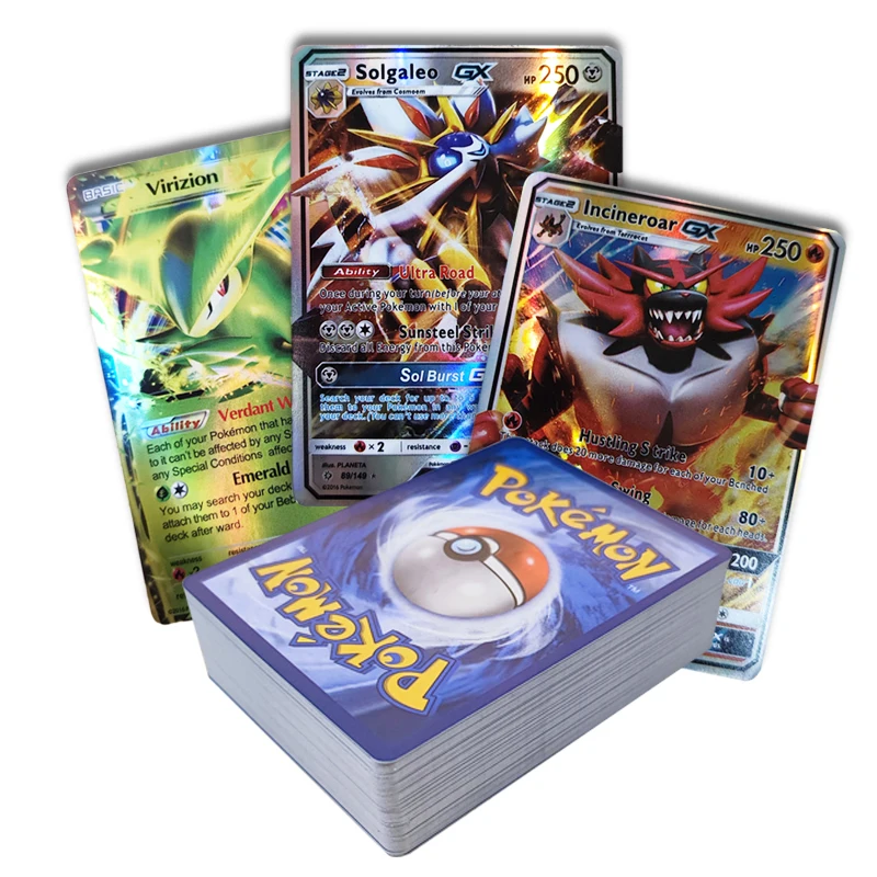 60pcs/box Ultra Rare Pokemon Cards Bundle Vmax/GX/EX/Energy/Trainer/MEGA  Holographic Battle Card Game Toys For Kids - AliExpress 26