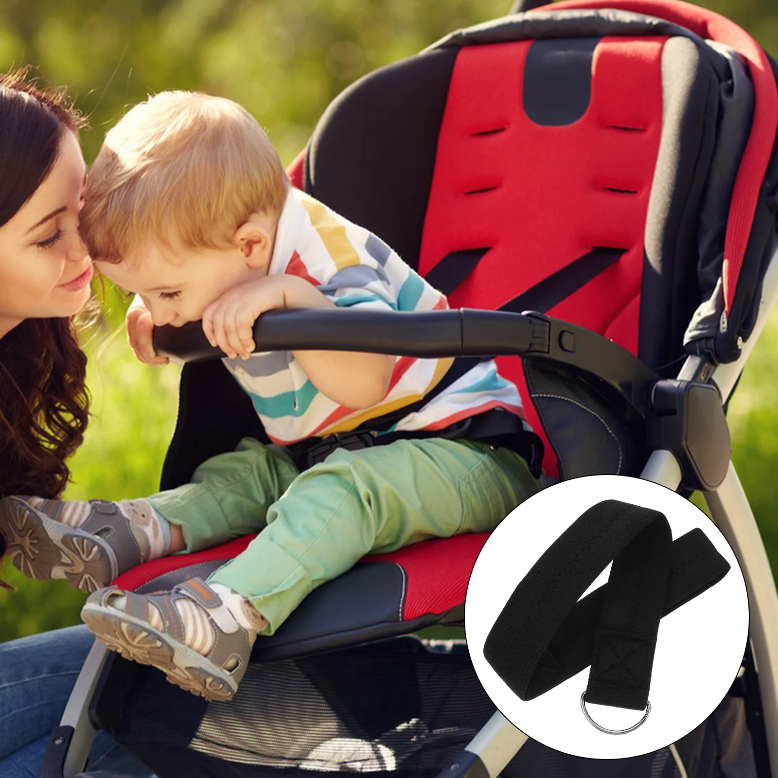 

Safety Wrist Strap Neoprene Baby Stroller Anti-Slip Push Chair Band For Shopping Cart Use Ideal Gift For Parents