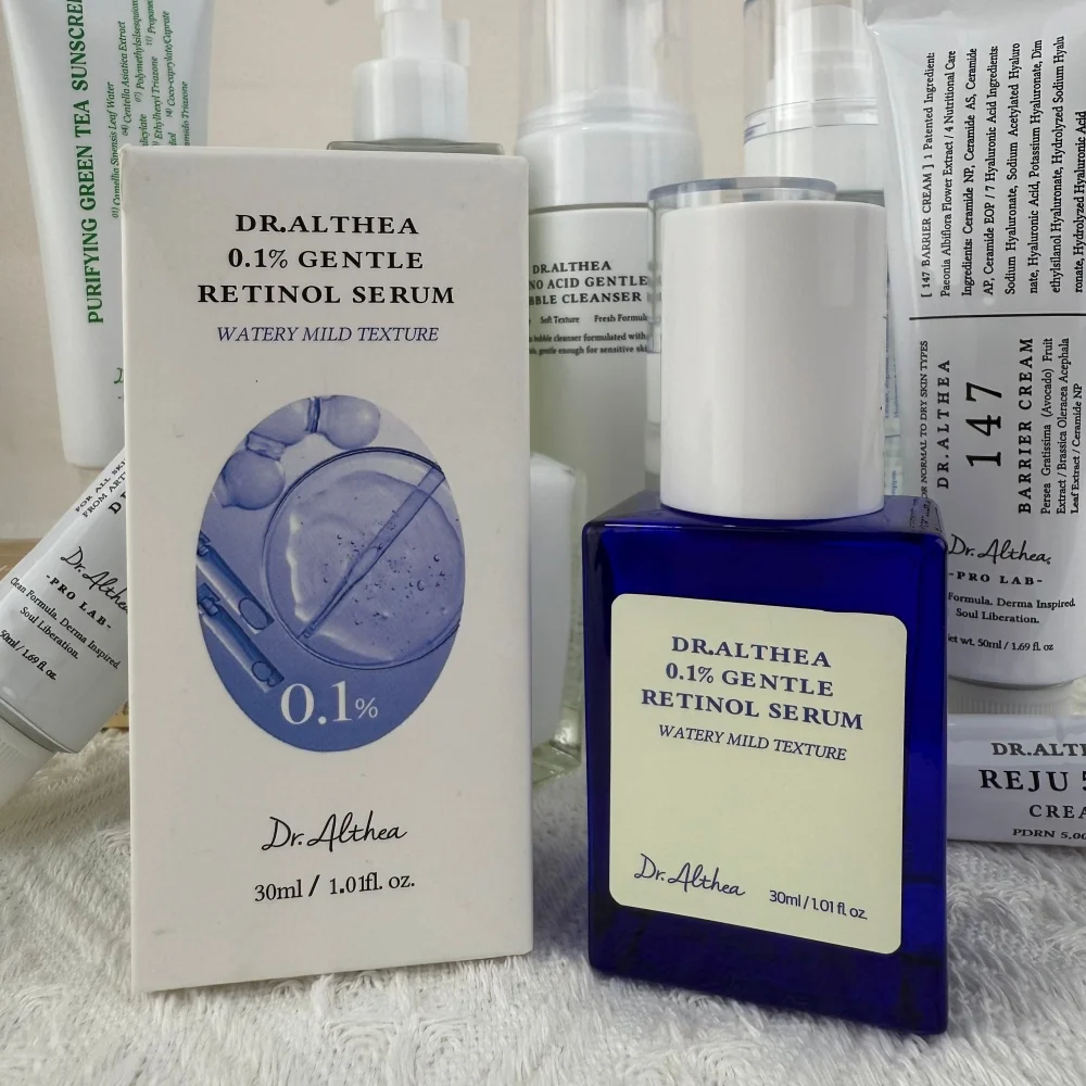 Korean Brand Facial Dr.Althea 0.1% Gentle Retinol Bakuchiol Serum reduce fine lines Skin Tone Care Moisturizing Even Skin Tone