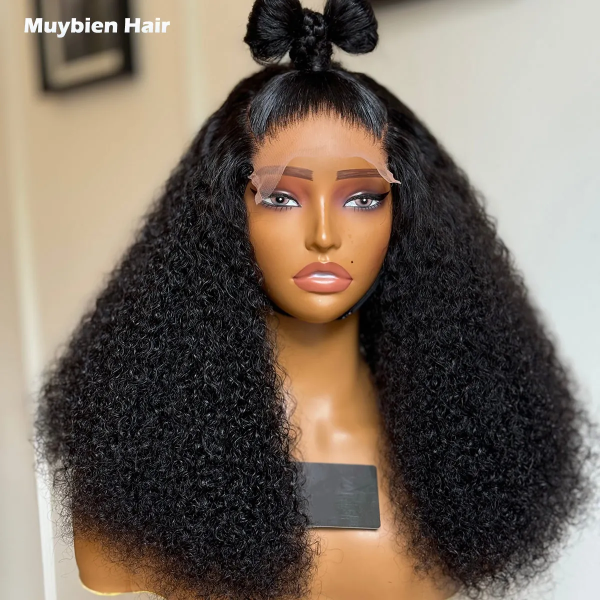 Double Drawn Pixie Curls 5by5 Lace Closure Glueless Wig Human Hair 13x4 HD Lace Frontal Jerry Curls Drawstring Glue-Free Wig