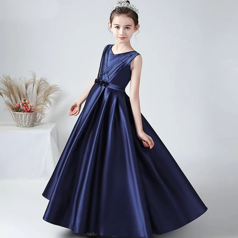 5 8 10 14 15 16 Jaar Tienerkinderen Elegant Jurken Ontwerp Voor Feest Vrouwen 2024 Luxe Formele Gala Prom Zwarte Meisjes Lange Jurk