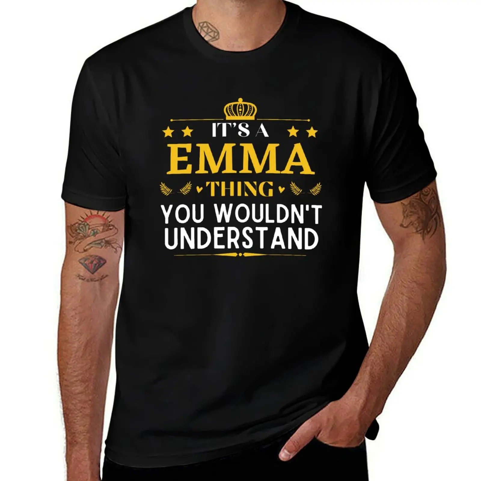 It's a emma Thing You Wouldn't Understand Funny Name T-Shirt printed t shirts for man t shirt for man T-shirt