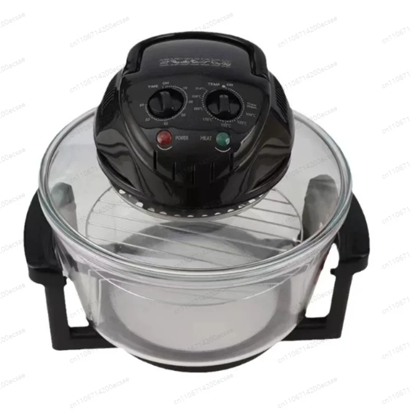 Suitable for 220V Glass Visual Large Capacity Multifunctional Air Fryer Convection Oven Halogen Oven Electric Oven