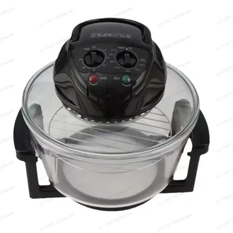Suitable for 220V Glass Visual Large Capacity Multifunctional Air Fryer Convection Oven Halogen Oven Electric Oven
