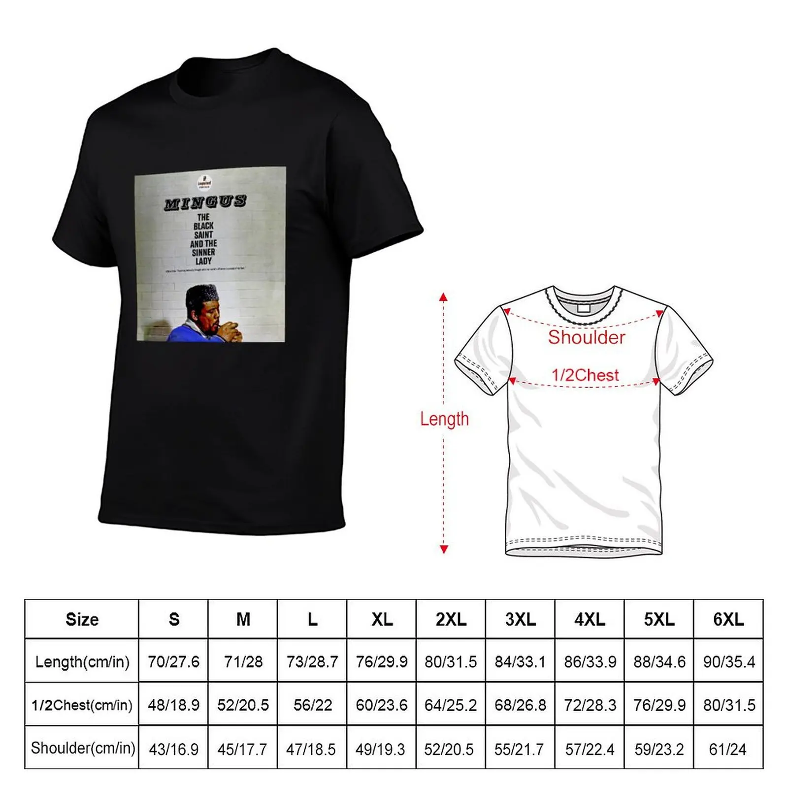 Charles music Mingus The Black Saint And The Sinner Lady T-Shirt vintage Blouse quick-drying tees shirts graphic tee men