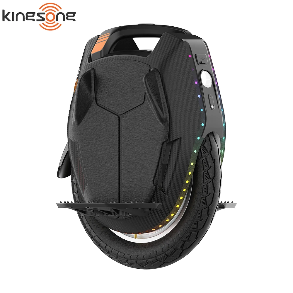 EU-Lager Kingsong 16X Pro 84V 1554Wh Akku 2200W Motor 60Km/h Höchstgeschwindigkeit 16*3-Zoll-Reifen 160Km Reichweite KS 16X Pro mit Wabenpedalen – Detail 5