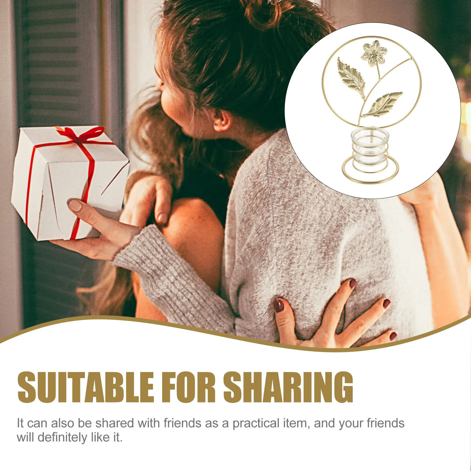 حامل الحديد Tealight خمر ديكور سطح المكتب حامل شمعدان الزفاف الديكور حامل شمعدان معدني