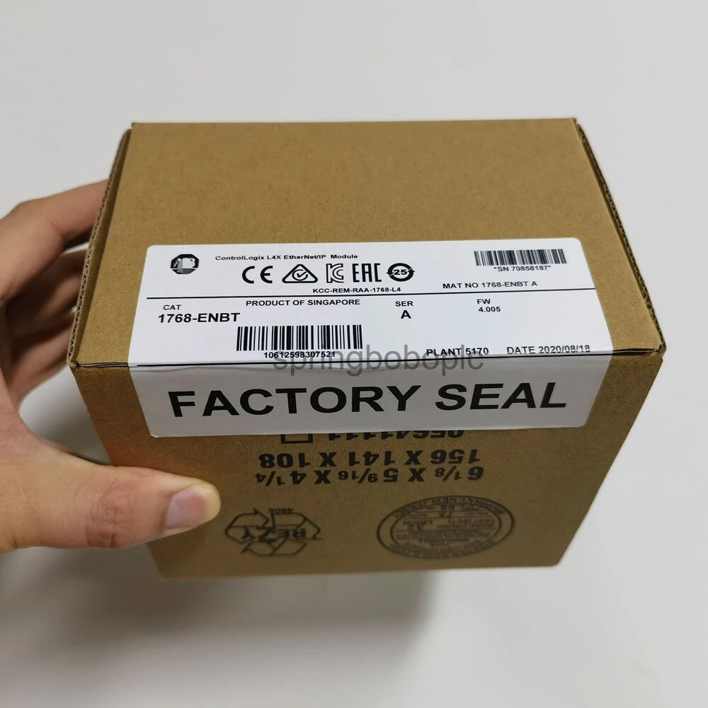 

New Factory Sealed 1768-ENBT SER A EtherNet/IP Communication Module 1768ENBT