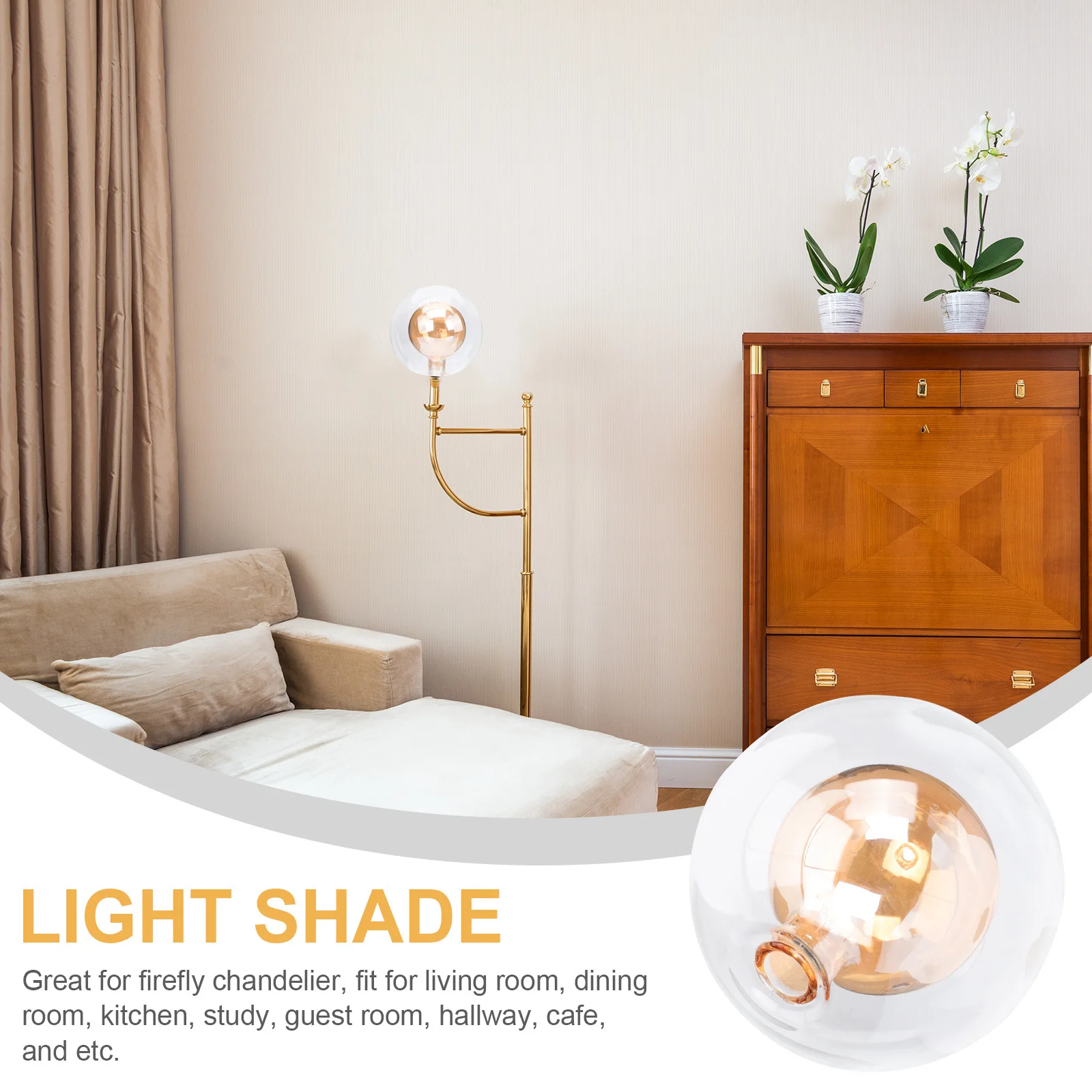 

Glass Firefly Chandelier Lampshade Exquisite Design Durable Material Soft Warm Light Suitable for Home and Commercial Use