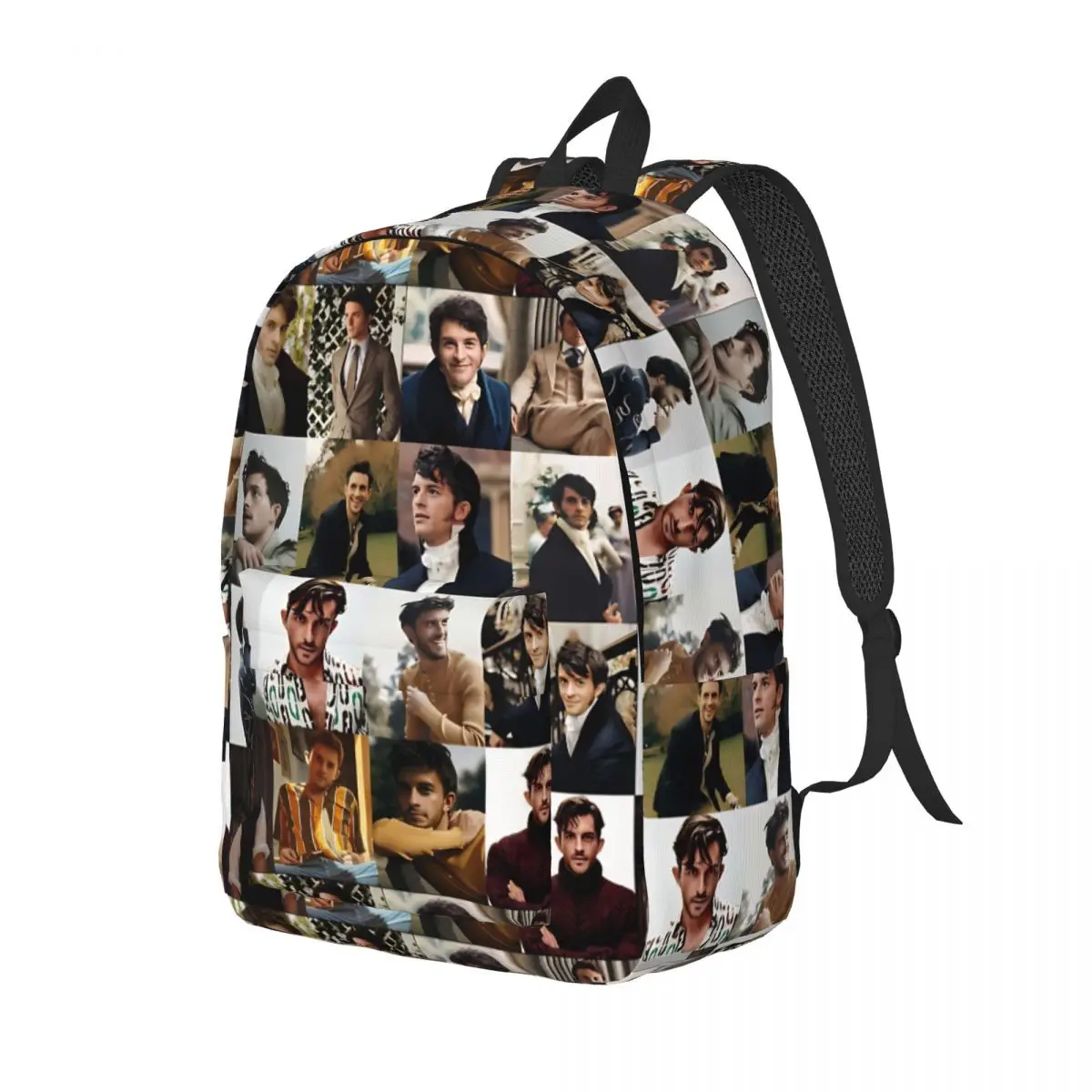Jonathan Bailey Actor Backpack Middle High College School Student Comedy Bookbag Men Women Daypack Sports