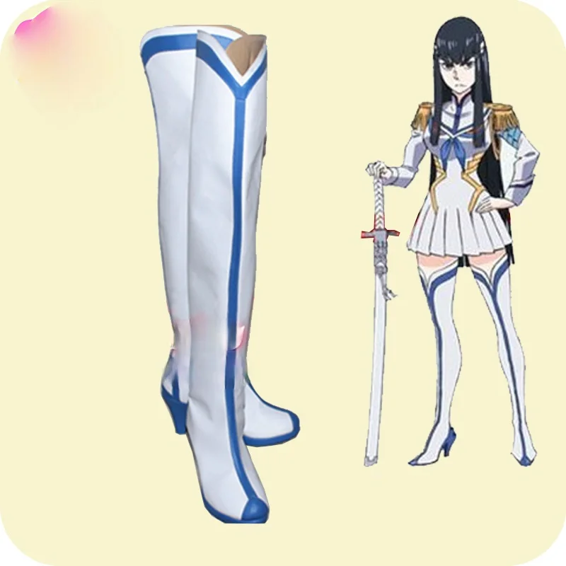 Kill LA Kill Kiryuuin Satsuki  Anime Characters Shoe Cosplay Shoes Boots Party Costume Prop