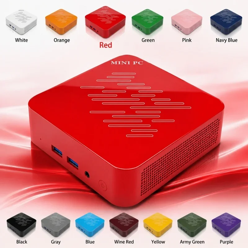Premium Intel I9 10980HK Light Pocket Mini Desktop 13 Color 16GB RAM 1/2TB SSD WiFi6 BT5.2 Win11 4K Game Work PC