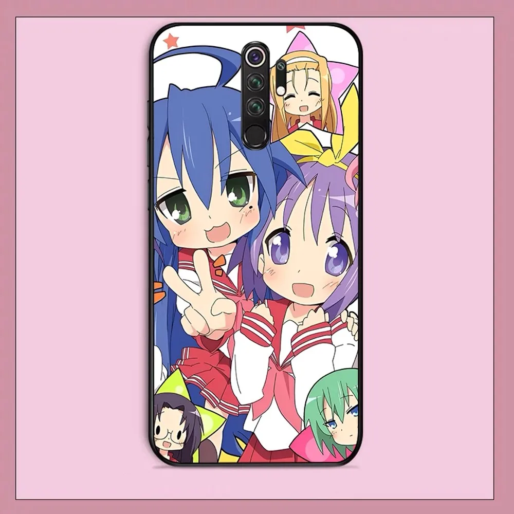 Japan Anime Girl Lucky Star  Phone Case For Redmi Note 4 X 5 A 6 7 8 T 9 9S 10 11 11S 11Epro Poco M3 pro