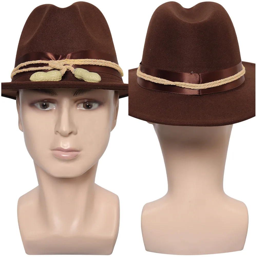 Ernest Burkhart Cosplay Hat Fantasia Killers of the Flower Cos Moon Costume Hat Disguise Adult Men Halloween Costume Accessories