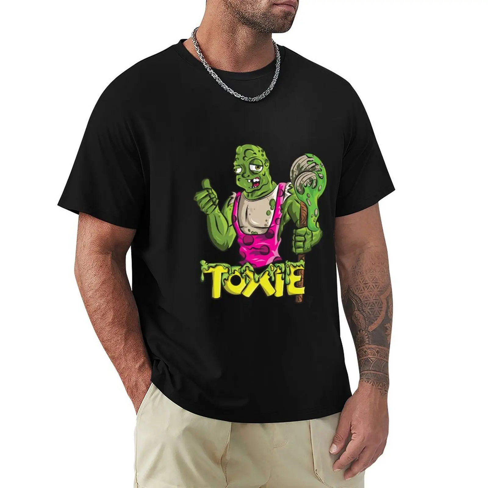 Im with Toxie T-Shirt Big Size Short Sleeve Tee for Men