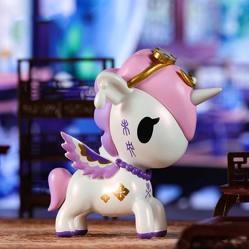 

Blind Box Toys Tokidoki Unicorn Dream Back To Han and Tang Dynasties Mistery Box Caja Misteriosa Kawaii Desktop Model Girls Gift