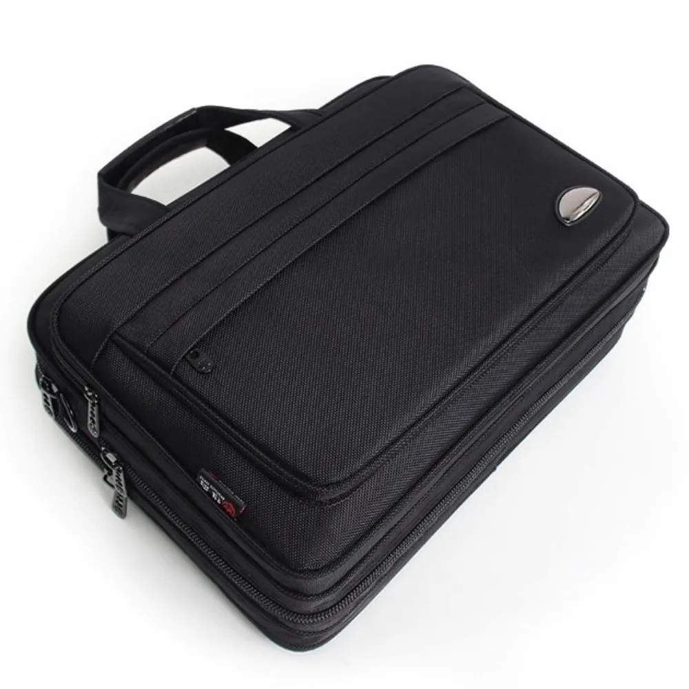 

15,6-дюймовая мужская деловая сумка для ноутбука, плечевой ремень с ручкой, портативные сумки для ноутбука, черная водонепроницаемая сумка через плечо для ноутбука