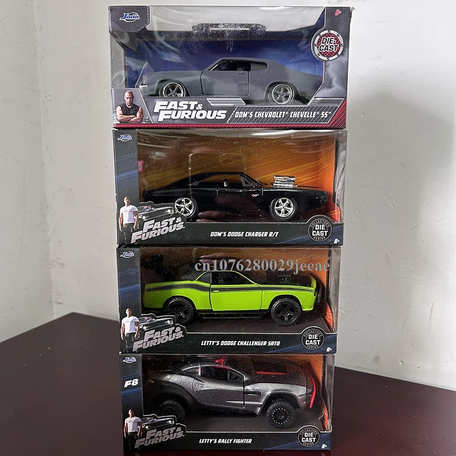 JADA Toys Fast & Furious Alloy Car 1967 Ford Mustang Shelby 1972 Plymouth GTX Metal Classic Street Race Action Figure Toy Gifts
