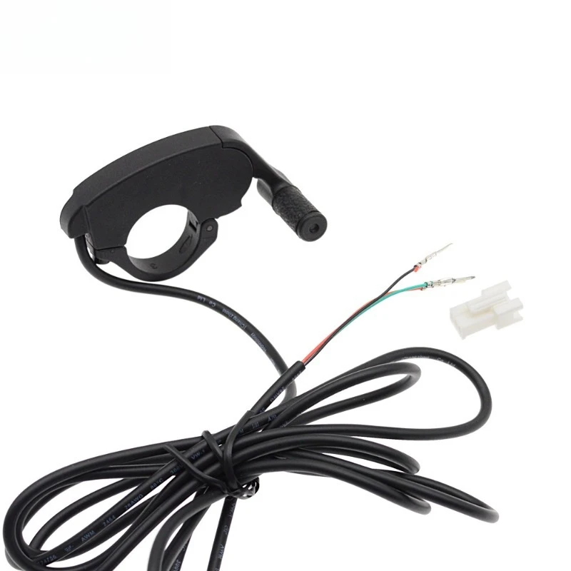 For Front Push Throttle Finger Dial Electric Bicycle Scooter Speed Controller Right Hand Speed Control Switch Male/female End