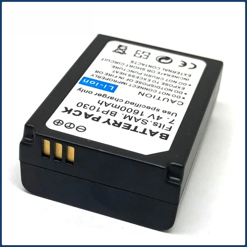 بطارية بديلة 1600 مللي أمبير في الساعة BP-1030 BP-1130 لهاتف سامسونج NX500/NX1000/NX2000 خلية طاقة ليثيوم أيون أصلية مع حماية من الشحن الزائد