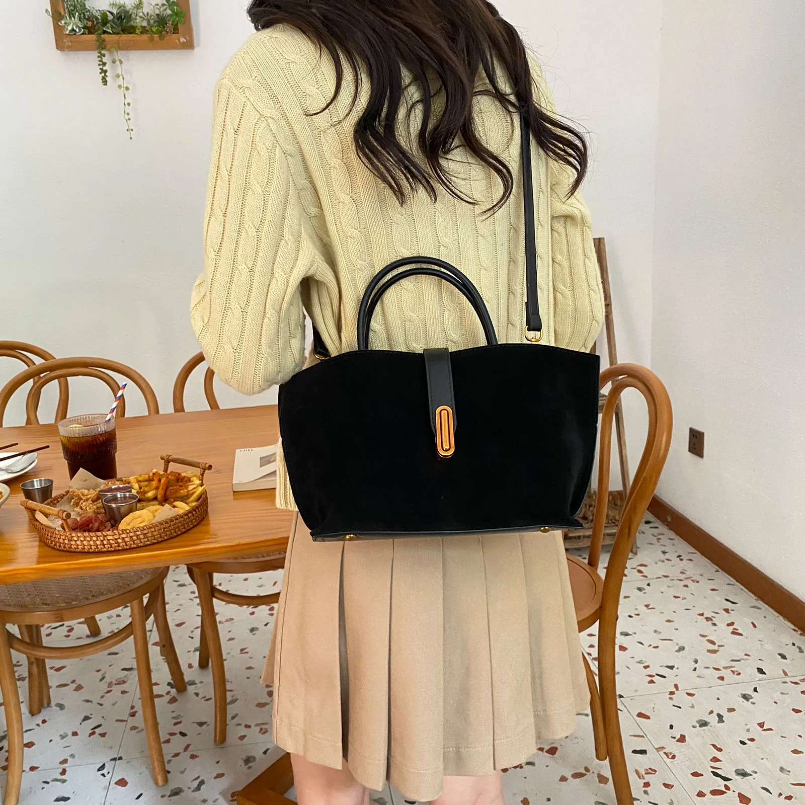 

PU Leather Shoulder Bag Large Underarm Bag Crossbody Bag for Women Work Shopping Travel Daily