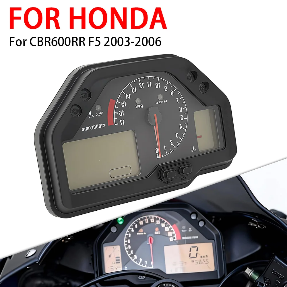 

Fit For Honda CBR600RR CBR 600 RR F5 2003 - 2006 Motorcycle Speedometer Tachometer Gauges Meter Odometer Instrument Assembly