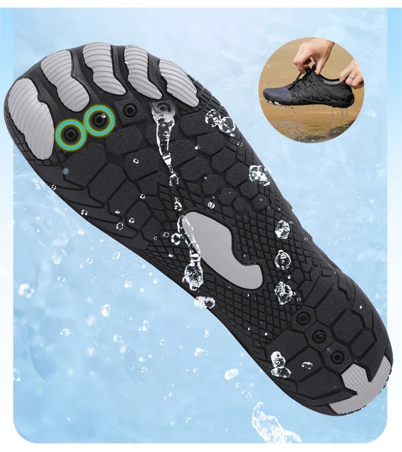 Barfuß Schuhe Strand Wasser Aqua Schuhe Männer Frauen schwimmen im Meer Wassers choenen Chauss ure de Plage Wassersport Aqua shoes – Detail 11
