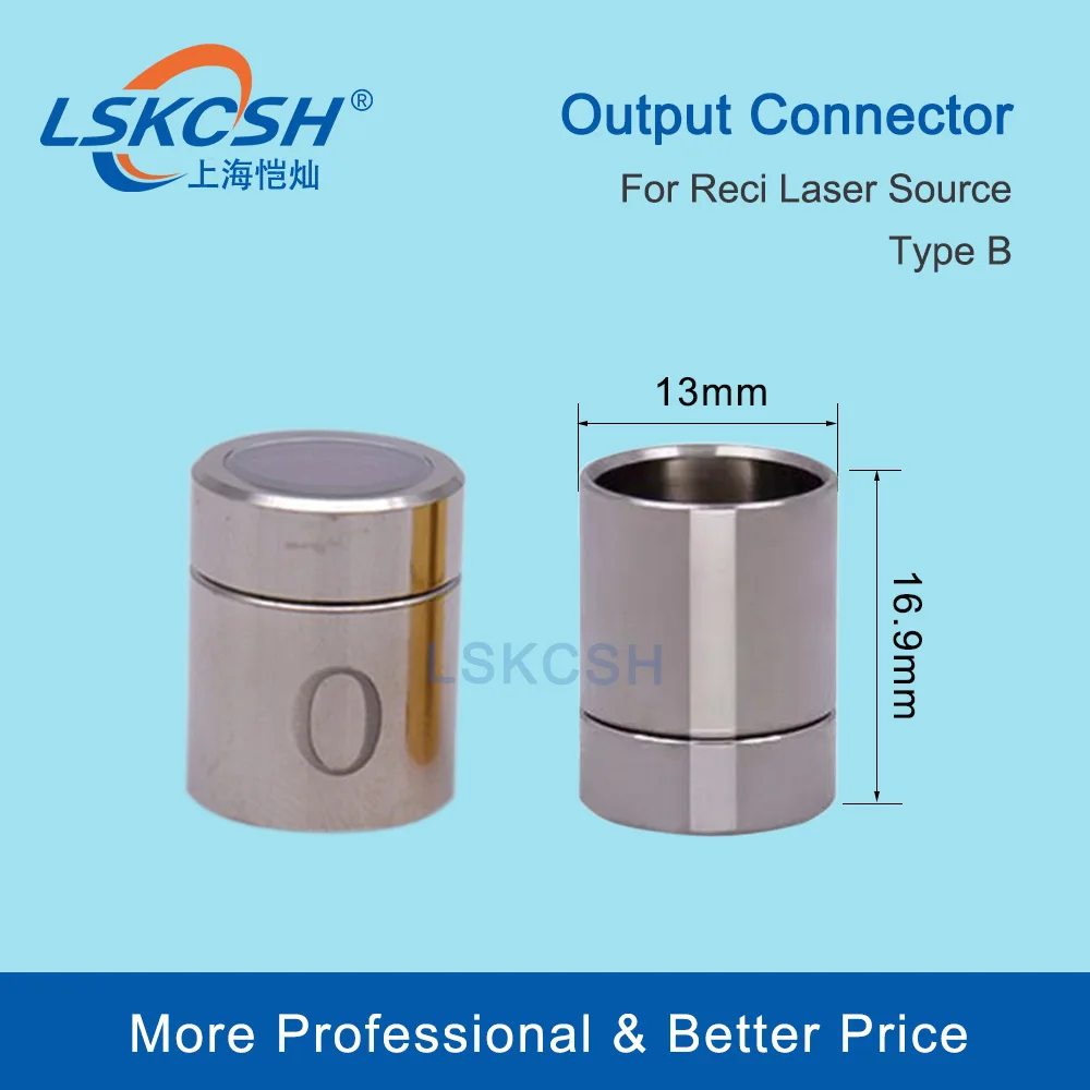 LSKCSH RECI Original  Fiber Laser Source Output Protective Connector Lens Group for reci Fiber Laser Source