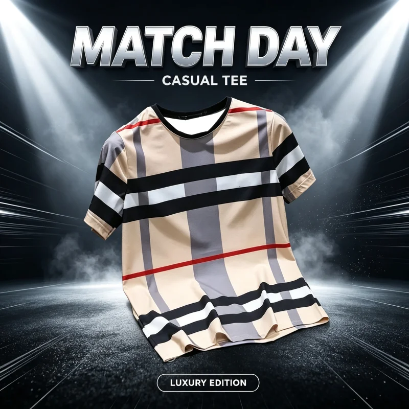 2026 Summer New Classic Plaid Check 3D Print T-Shirt Suitable for Daily and Training Wear Y2K Causal Quick-dry Family Kids Tees