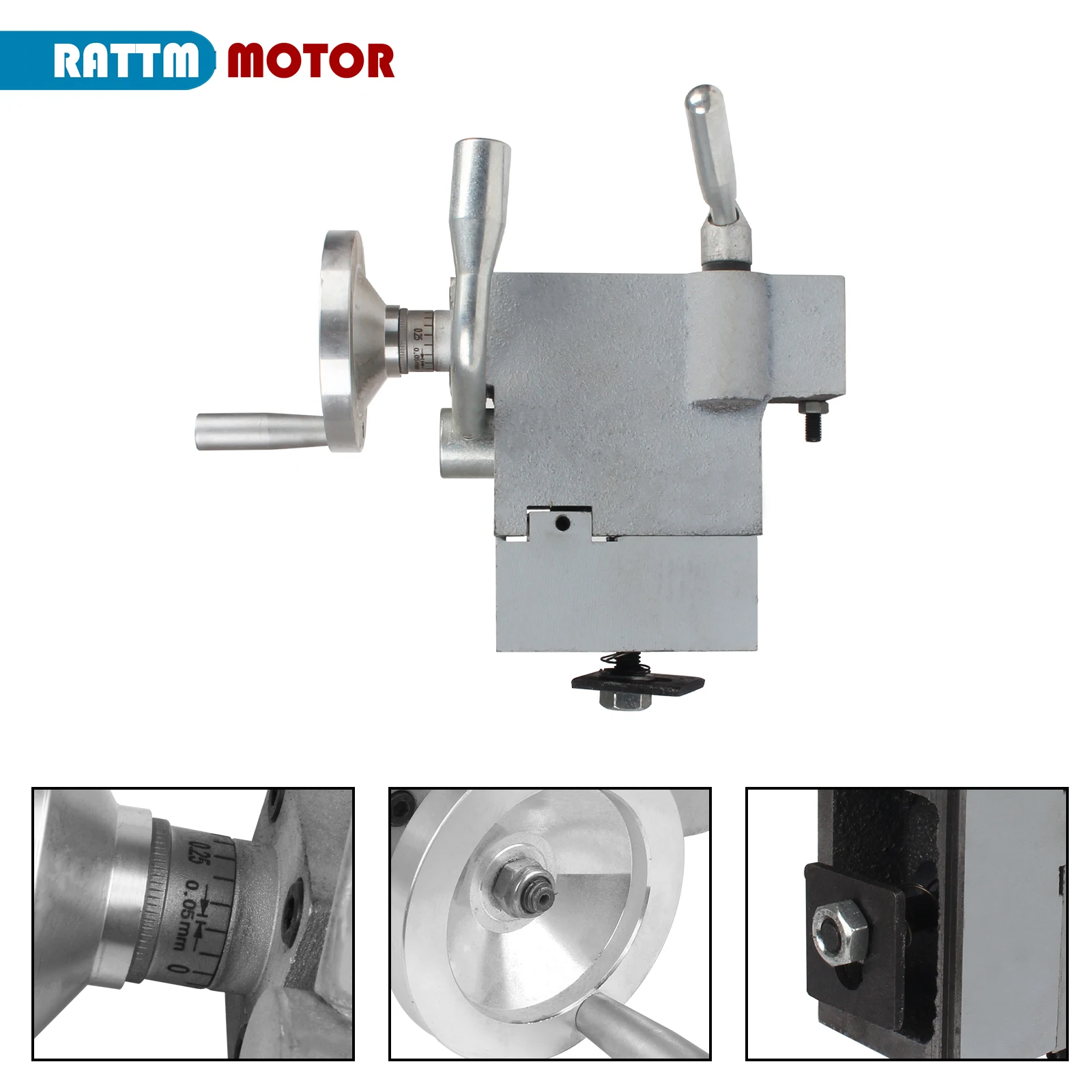 طقم Tailstock أرجوحة فوق السرير لآلة إكسسوارات قطع غيار المخرطة الصغيرة CD210V WM210