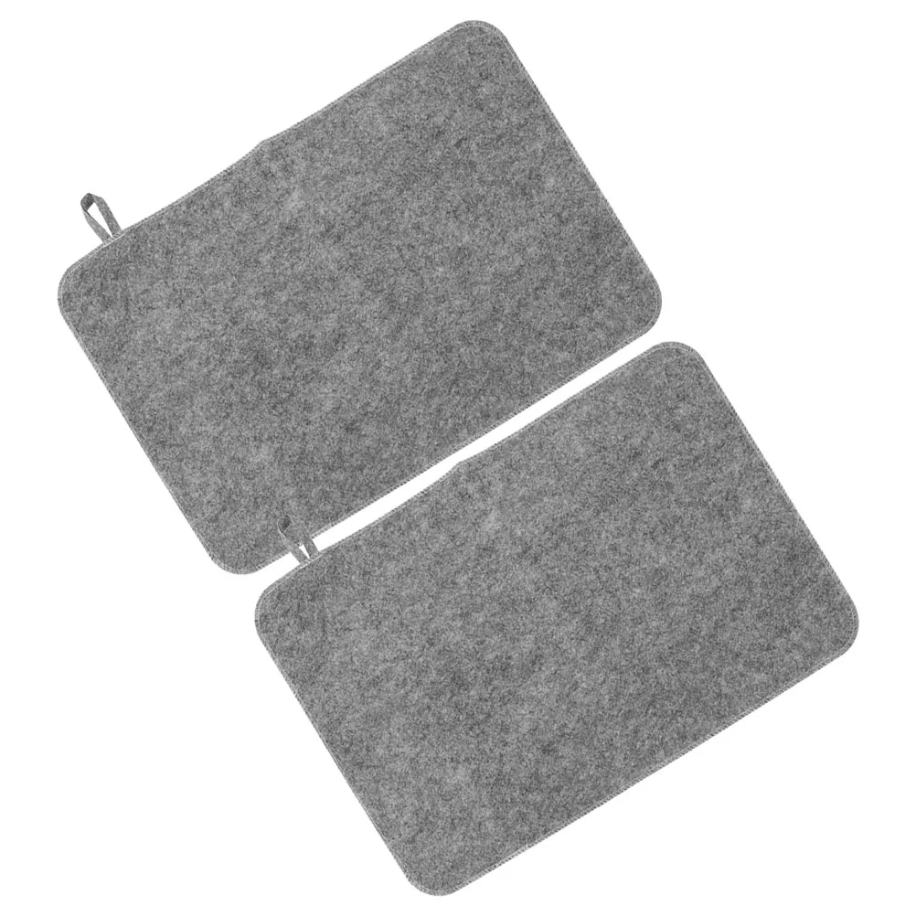 

2 Pcs Hot Spring Sauna Mat Absorbent Bath Waterproof Shower Bench Cushion Spa Heat Insulation Mats Heating