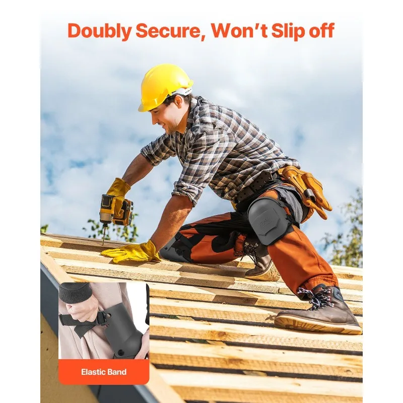 وسادات الركبة للعمل سميكة للغاية لتنظيف أرضيات سقف البناء #6