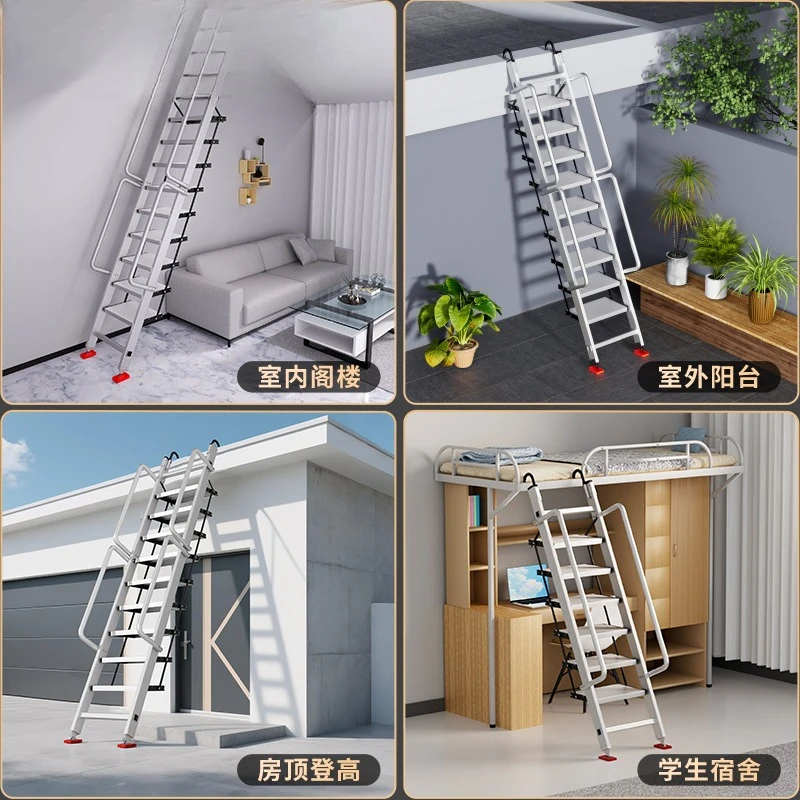 Ladder Household Aluminum Easy Assembly Durable