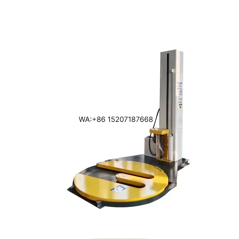 Wmwmnu M Pallet Stretch Wrapper Heavy Duty Stable Turntable Industrial Pallet Film Wrapping for Logistics