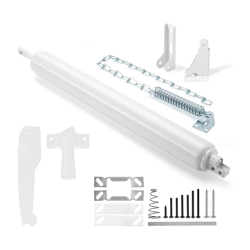 

A25F-Screen And Storm Door Closer Kit, Closer For Heavy Storm Doors Screen And Storm Door Push Button Latch Set