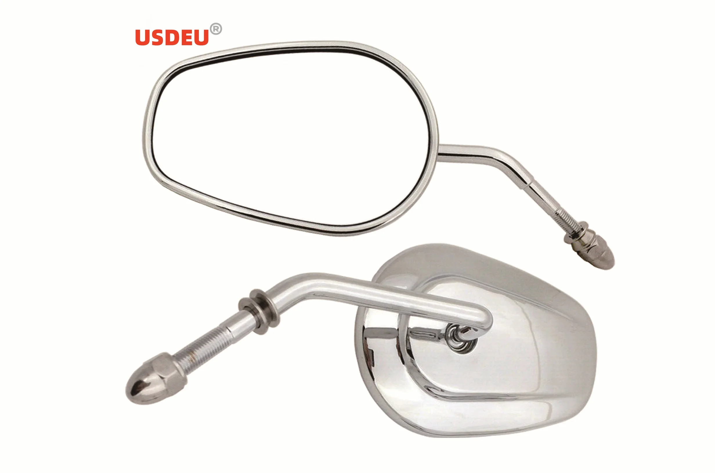 USDEU Motorcycle Mirrors For Harley 1996-2003 XL,1996-later Dyna,1996-2014 Softail, and 1996-2114 Touring models.