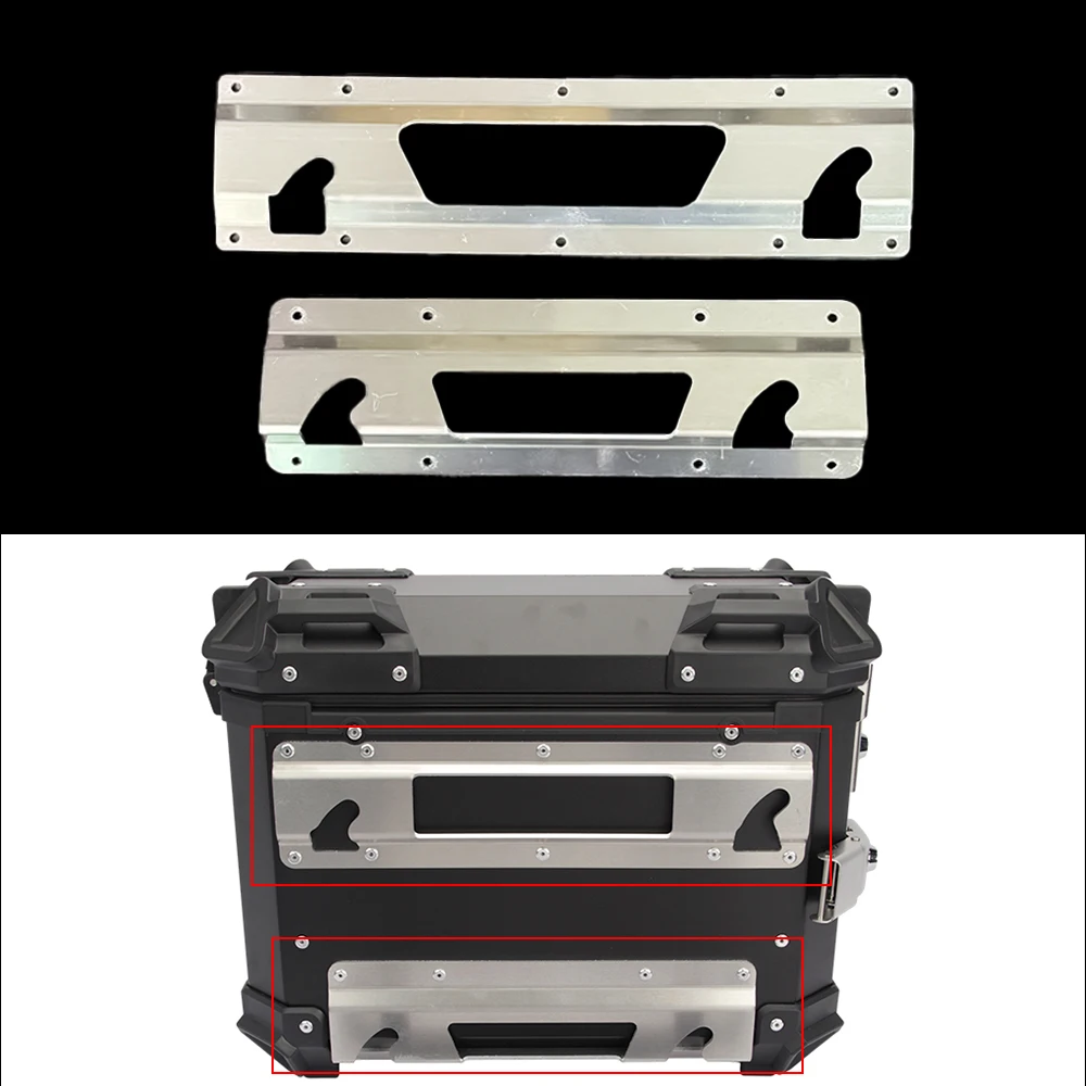 For 38L Motorcycle Multifunctional Universal Side Box Bracket Aluminum Alloy Side Box Bracket Quick Detachable Side Box Panel